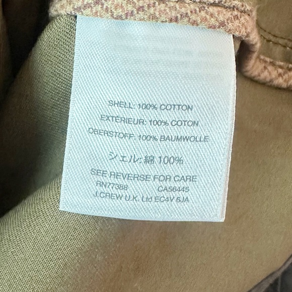 J. Crew The Downtown Field Jacket in Green Medium - Picture 5 of 8